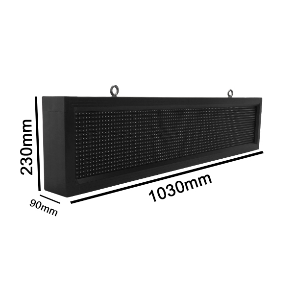 GloboStar®-90251-Κυλιόμενη-Ψηφιακή-Επιγραφή-P10-LED-SMD-AC-220-240V-με-Wi-Fi-Αδιάβροχή-IP54-Μονής-Όψης-Μ104-x-Π9-x-Υ24cm-Κόκκινο-3