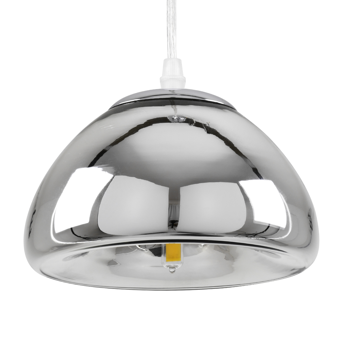 GloboStar®-CRISTIN-00756-Μοντέρνο-Κρεμαστό-Φωτιστικό-Οροφής-Μονόφωτο-1-x-G4-AC-230V-Ασημί-Νίκελ-Γυάλινο-Φ18-x-Υ13cm-1
