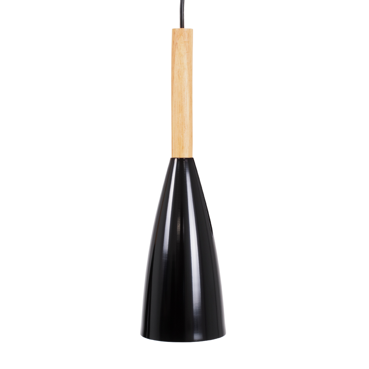 GloboStar®-DILLON-00626-Μοντέρνο-Κρεμαστό-Φωτιστικό-Οροφής-Τρίφωτο-3-x-E27-Μαύρο-Μεταλλικό-Καμπάνα-Φ26-x-Υ130cm-4