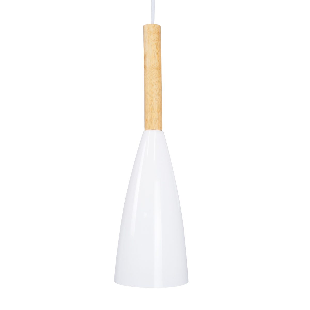 GloboStar®-DILLON-00629-Μοντέρνο-Κρεμαστό-Φωτιστικό-Οροφής-Πολύφωτο-6-x-E27-Λευκό-Μεταλλικό-Καμπάνα-Φ52-x-Υ130cm-4