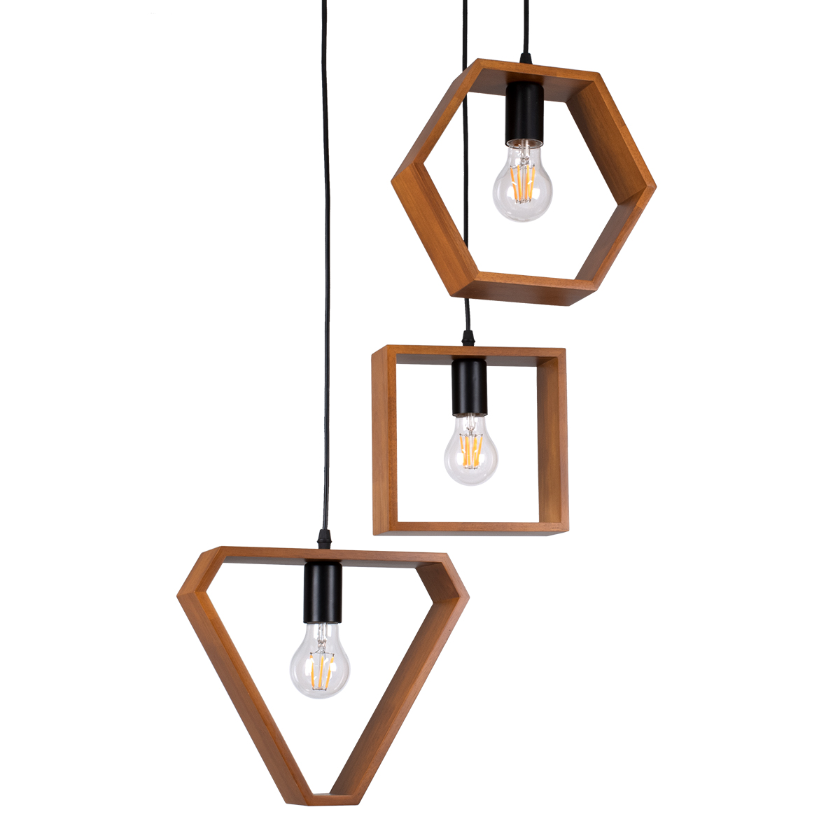 GloboStar®-ELISE-00685-Μοντέρνο-Κρεμαστό-Φωτιστικό-Οροφής-Τρίφωτο-3-x-E27-Σκούρο-Καφέ-Μεταλλικό-Ξύλινο-Δρυς-Ράγα-Φ55-x-Υ130cm-4