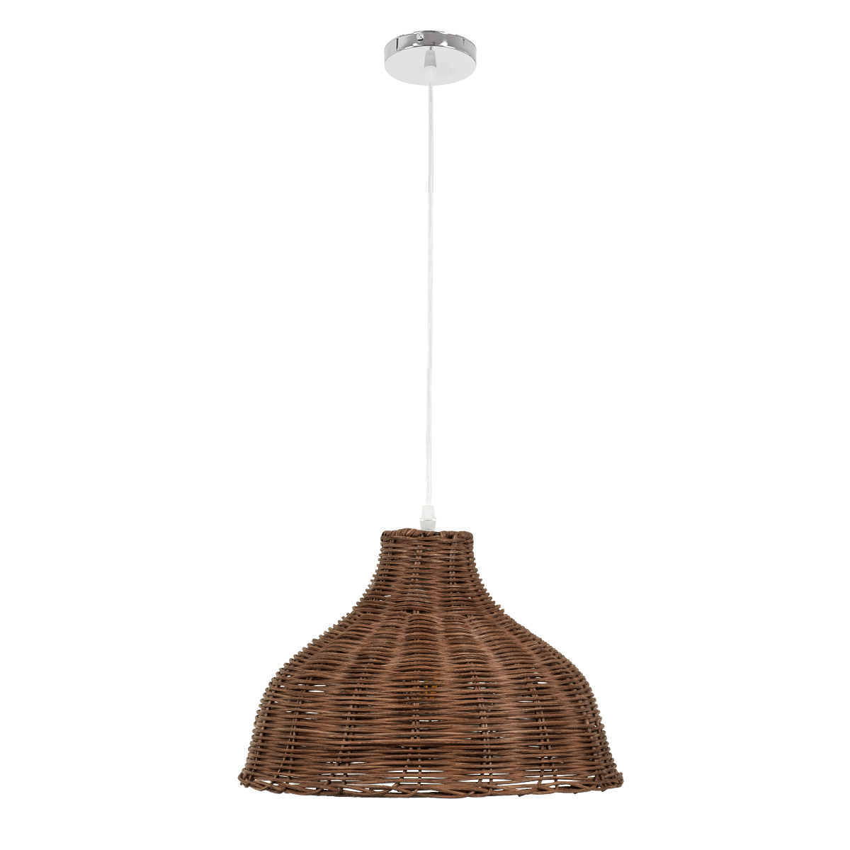 GloboStar®-MAYOTTE-00723-Vintage-Κρεμαστό-Φωτιστικό-Οροφής-Μονόφωτο-1-x-E27-Καφέ-Ξύλινο-Bamboo-Φ35-x-Y27cm-3