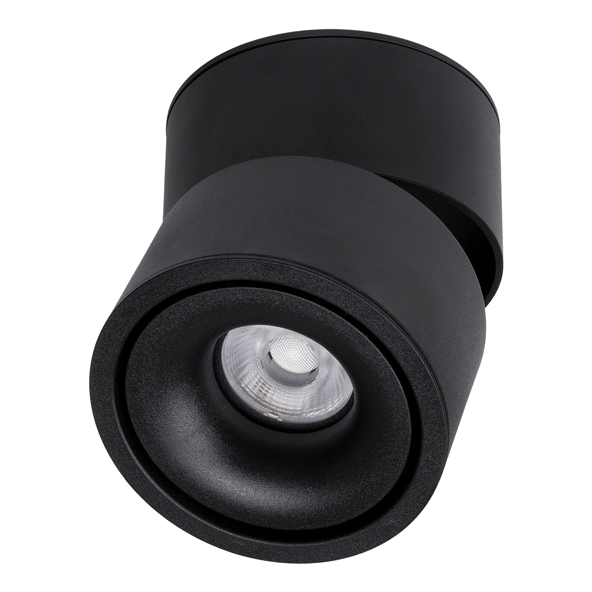 GloboStar®-OMEGA-S-60300-Επιφανειακό-LED-Spot-Downlight-Φ10cm-12W-1560lm-36°-AC-220-240V-IP20-Φ10-x-Υ10.5cm-Στρόγγυλο-Μαύρο-Φυσικό-Λευκό-4500K-Bridgelux-COB-5-Years-Warranty-2
