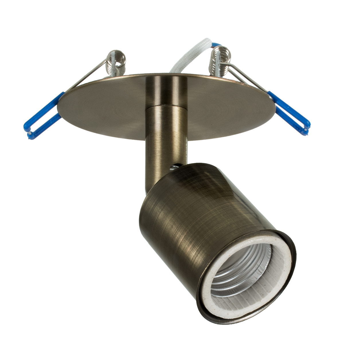 GloboStar®-SARA-00853-Μοντέρνο-Χωνευτό-Φωτιστικό-Οροφής-Τοίχου-Μονόφωτο-1xE27-Μεταλλικό-Μεταλλικό-Μπρούτζινο-Φ8-x-Υ8.5cm-1
