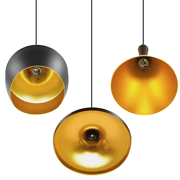 GloboStar®-SHANGHAI-BLACK-01025-SET-3-Μοντέρνα-Κρεμαστά-Φωτιστικά-Οροφής-Τρίφωτο-3-x-E27-Μαύρα-Μεταλλικά-Καμπάνα-4