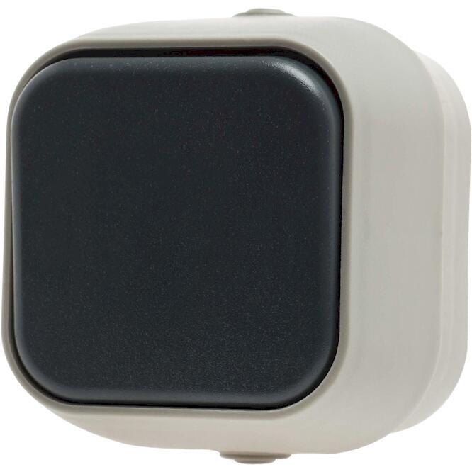 Διακόπτης A-R μεσαίος εξωτερικός γκρι IP54