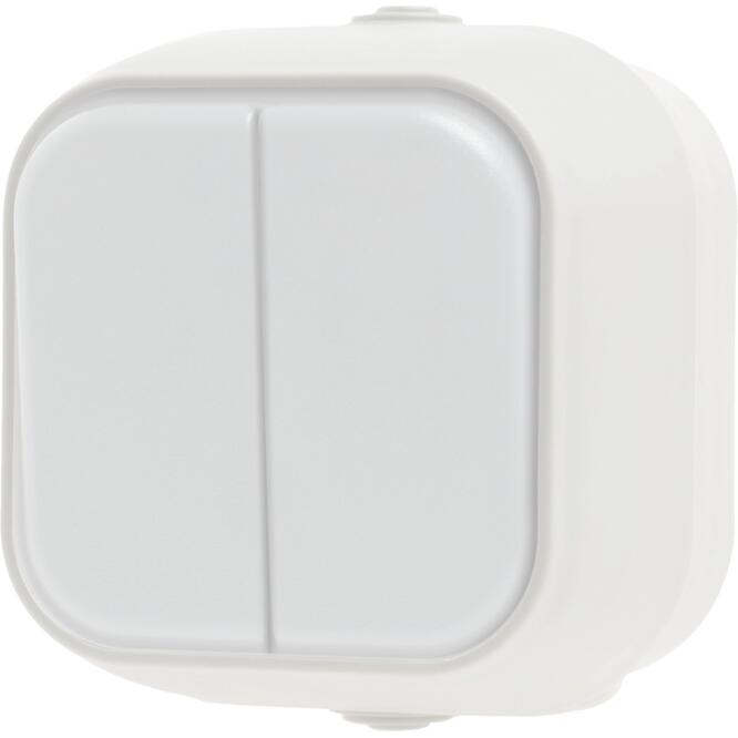 Διακόπτης K-R εξωτερικός λευκός IP54