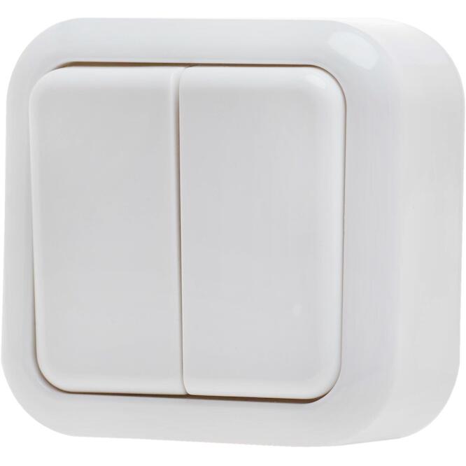 Διακόπτης K-R λευκός IP20