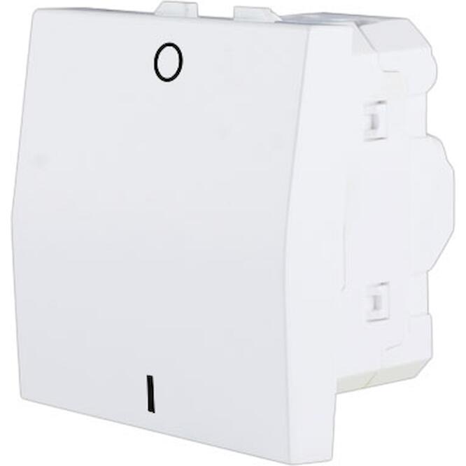 Διακόπτης διπολικός (0-1) 2 θέσεων Λευκός 10ΑΧ 250V