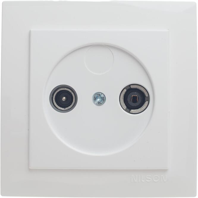 Λευκή πρίζα TV-Radio διελεύσεως