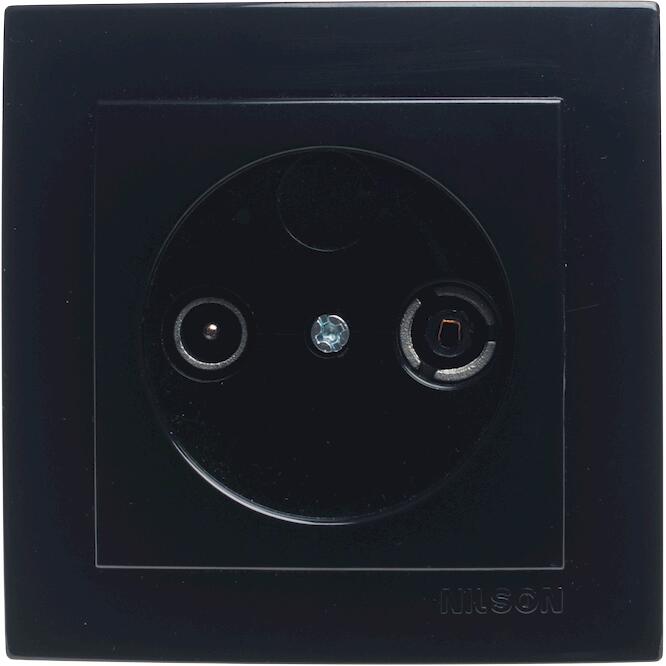 Μαύρη πρίζα TV-Radio διελεύσεως