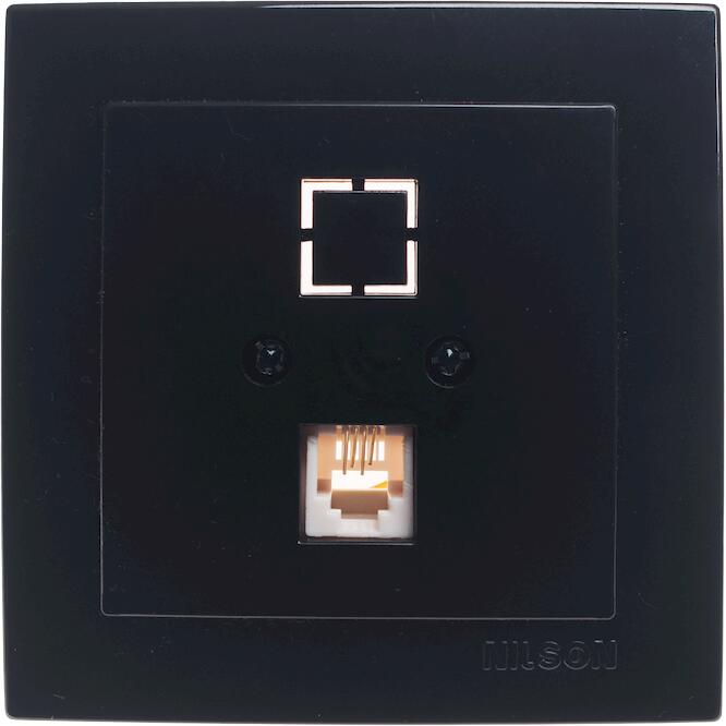 Μαύρη πρίζα τηλεφώνου