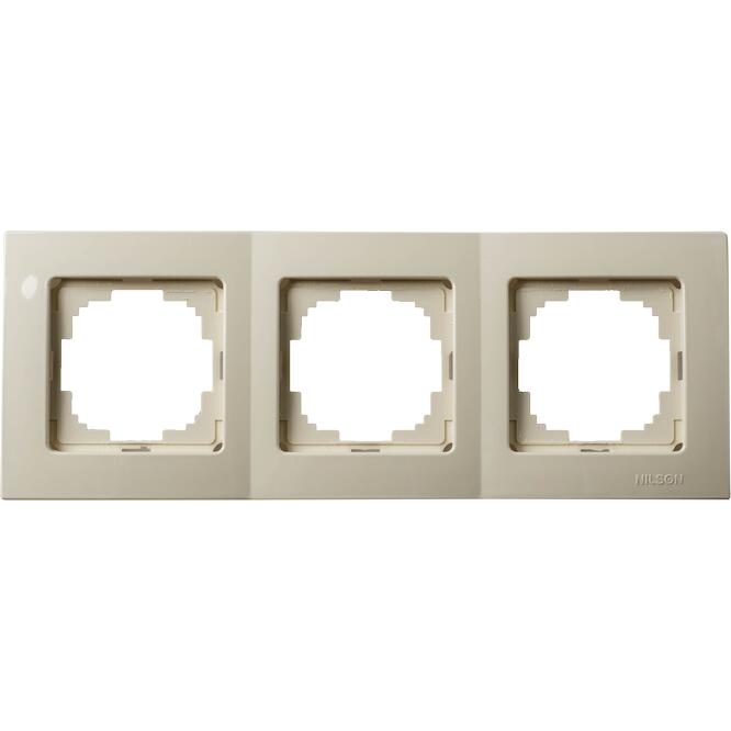 Μπέζ πλαίσιο τριπλό