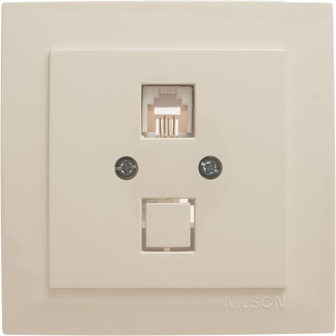 Μπέζ πρίζα τηλεφώνου