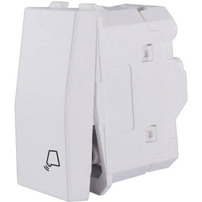 Μπουτόν κουδουνιού 1 θέσης Λευκό 10ΑΧ250V