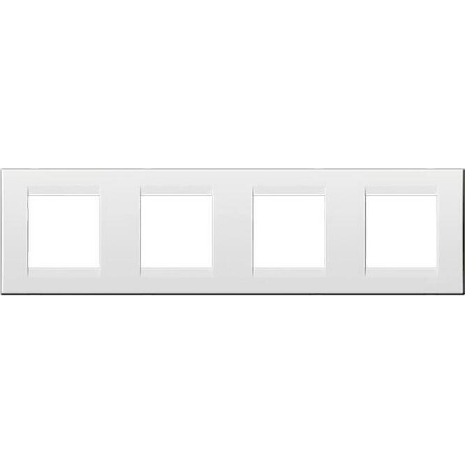 Οριζόντιο 4πλό πλαίσιο Λευκό