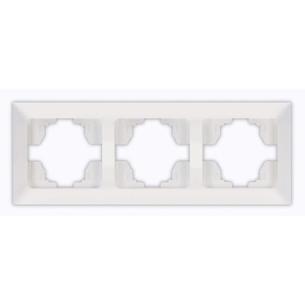 ΠΛΑΙΣΙΟ 3 ΘΕΣΕΩΝ ΛΕΥΚΟ ΟΡΙΖΟΝΤΙΟ