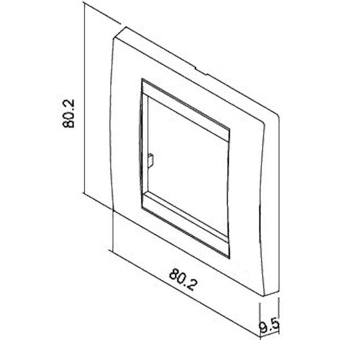 Πλαίσιο 2 θέσεων Λευκό