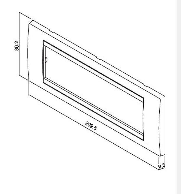 Πλαίσιο 7 θέσεων teak