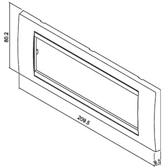 Πλαίσιο 7 θέσεων Λευκό