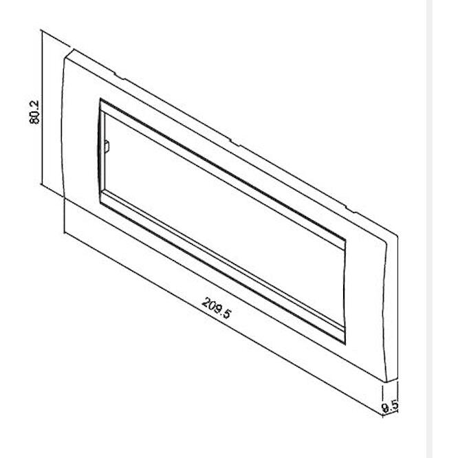 Πλαίσιο 7 θέσεων έβενος