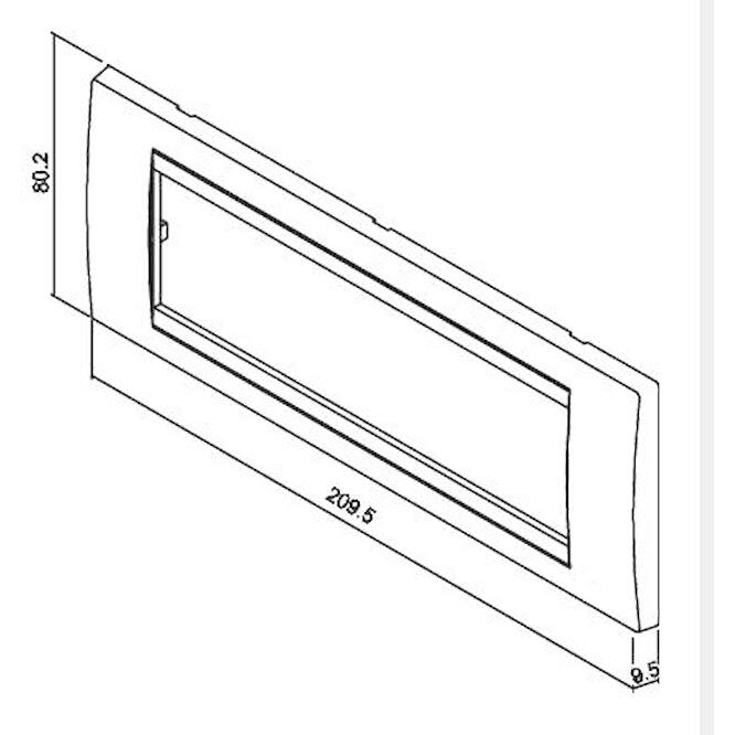 Πλαίσιο 7 θέσεων μαόνι