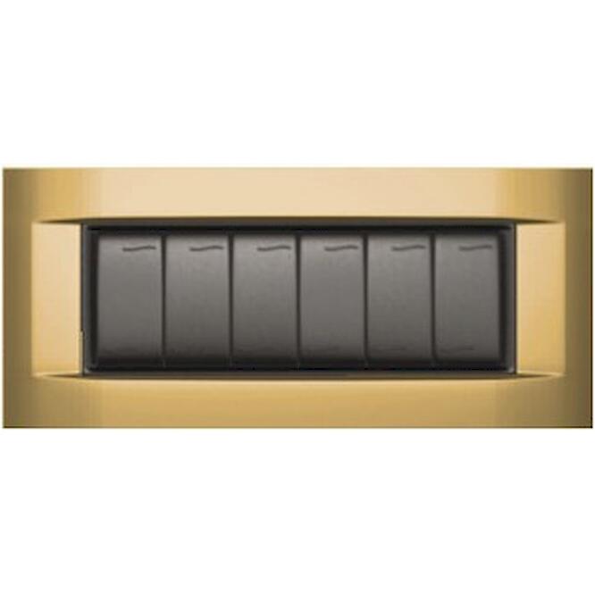 Πλαίσιο aqua metal 6m χρυσό ματ