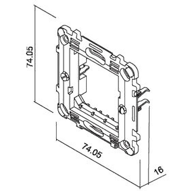 Πλαίσιο στήριξης 2 θέσεων Μαύρο